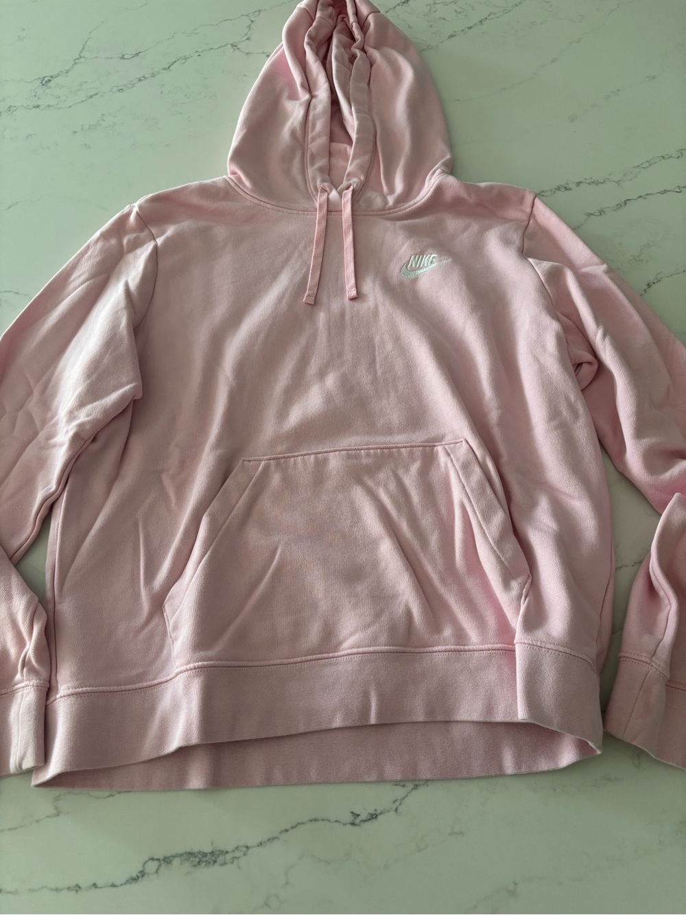 Nike Light Pink Hoodie with Logo - Picture 2 of 7